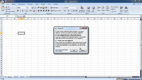 Digital signatures and code signing in workbooks in Excel